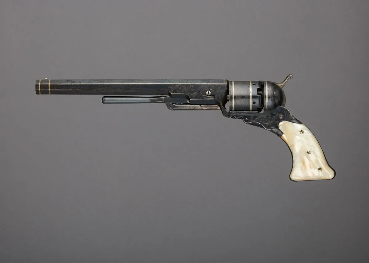 Colt Paterson Percussion Revolver, No. 5, Holster Model, serial no. 940 — Samuel Colt
