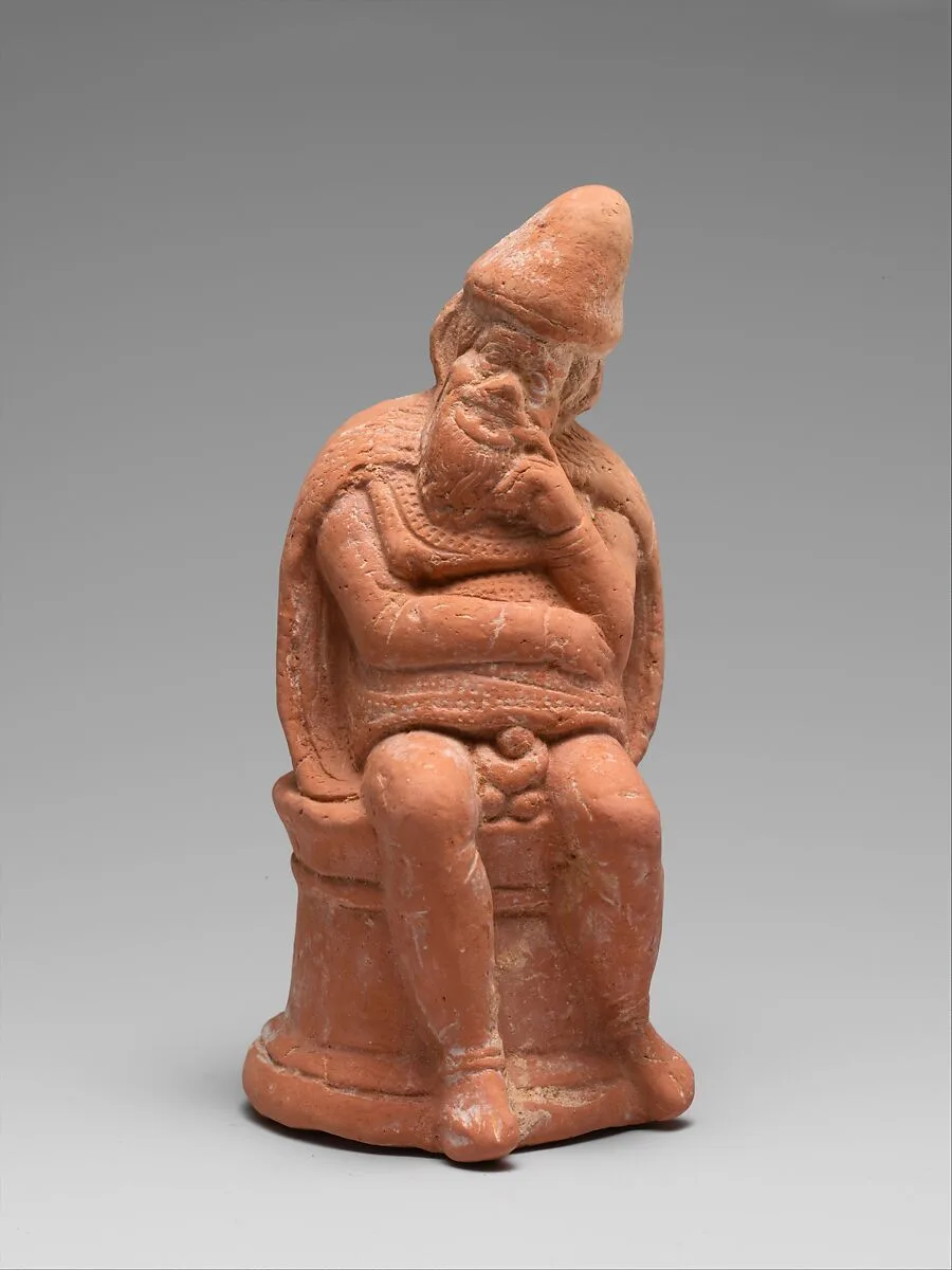 Terracotta statuette of an actor — Unknown