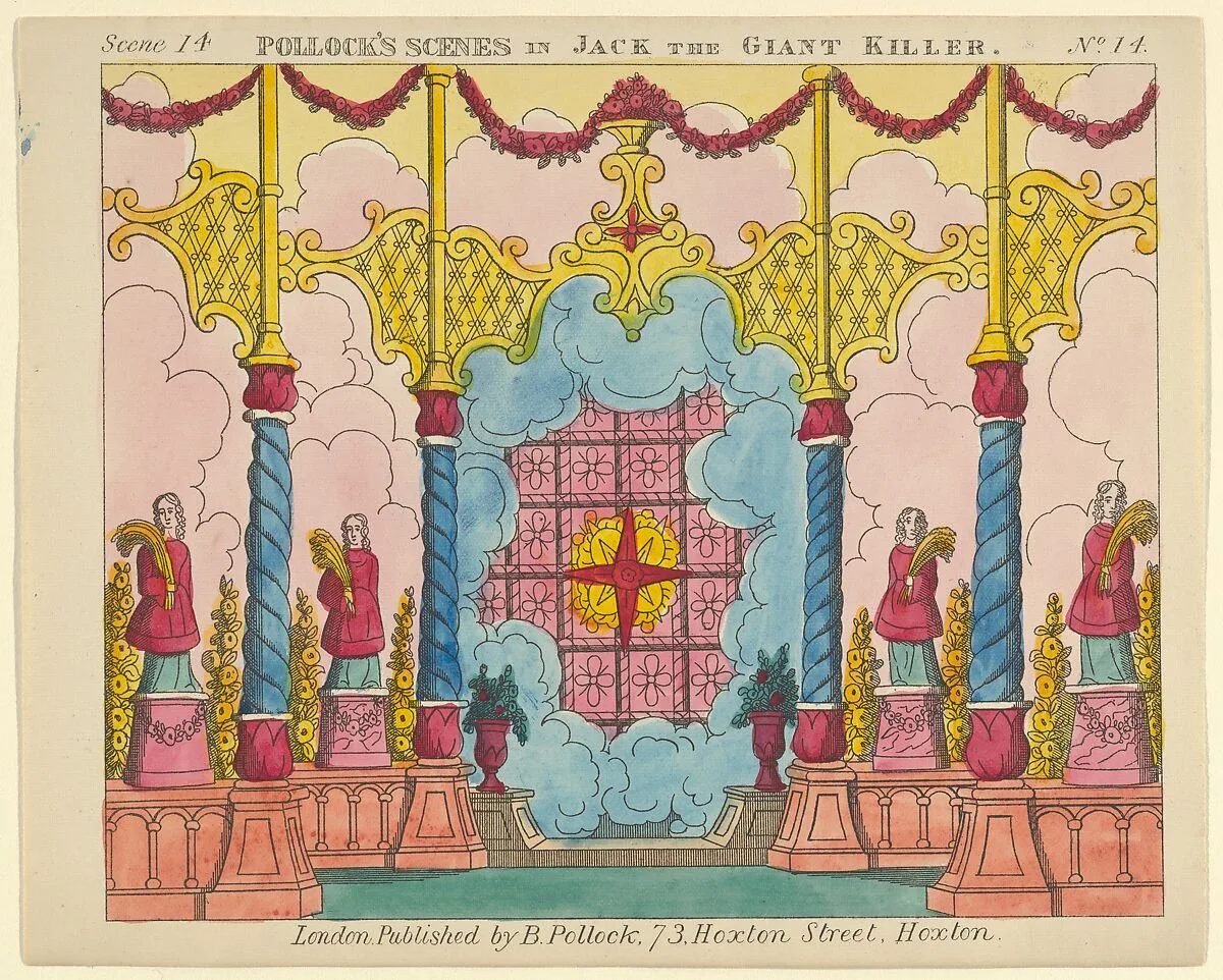 Scene 14, from Jack and the Giant Killer, Scenes for a Toy Theater — Benjamin Pollock