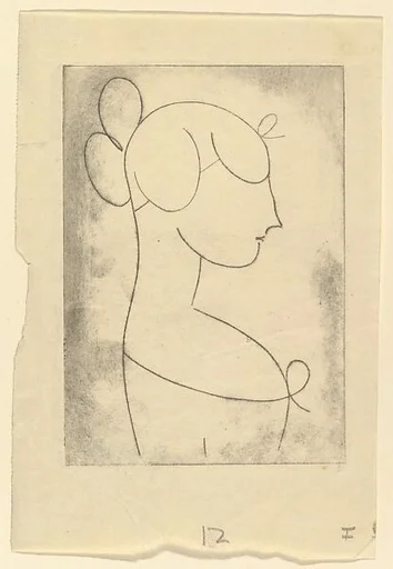 Female Head (Profile Bust of a Girl)