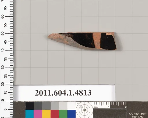 Terracotta fragment of a kylix (drinking cup)