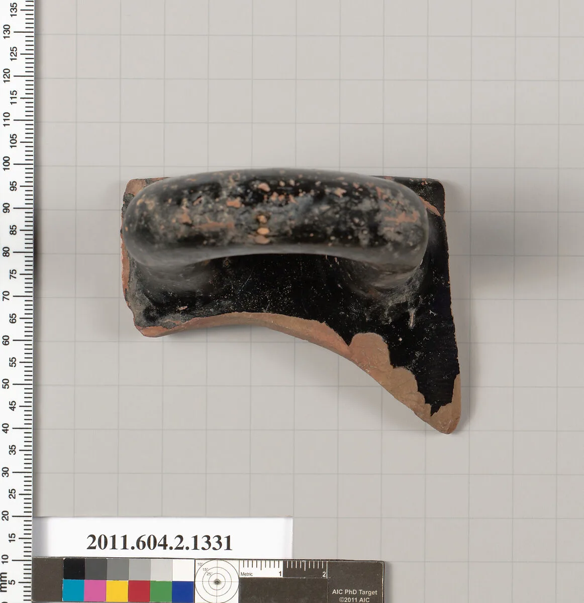 Terracotta fragment of a skyphos (deep drinking cup) — Unknown