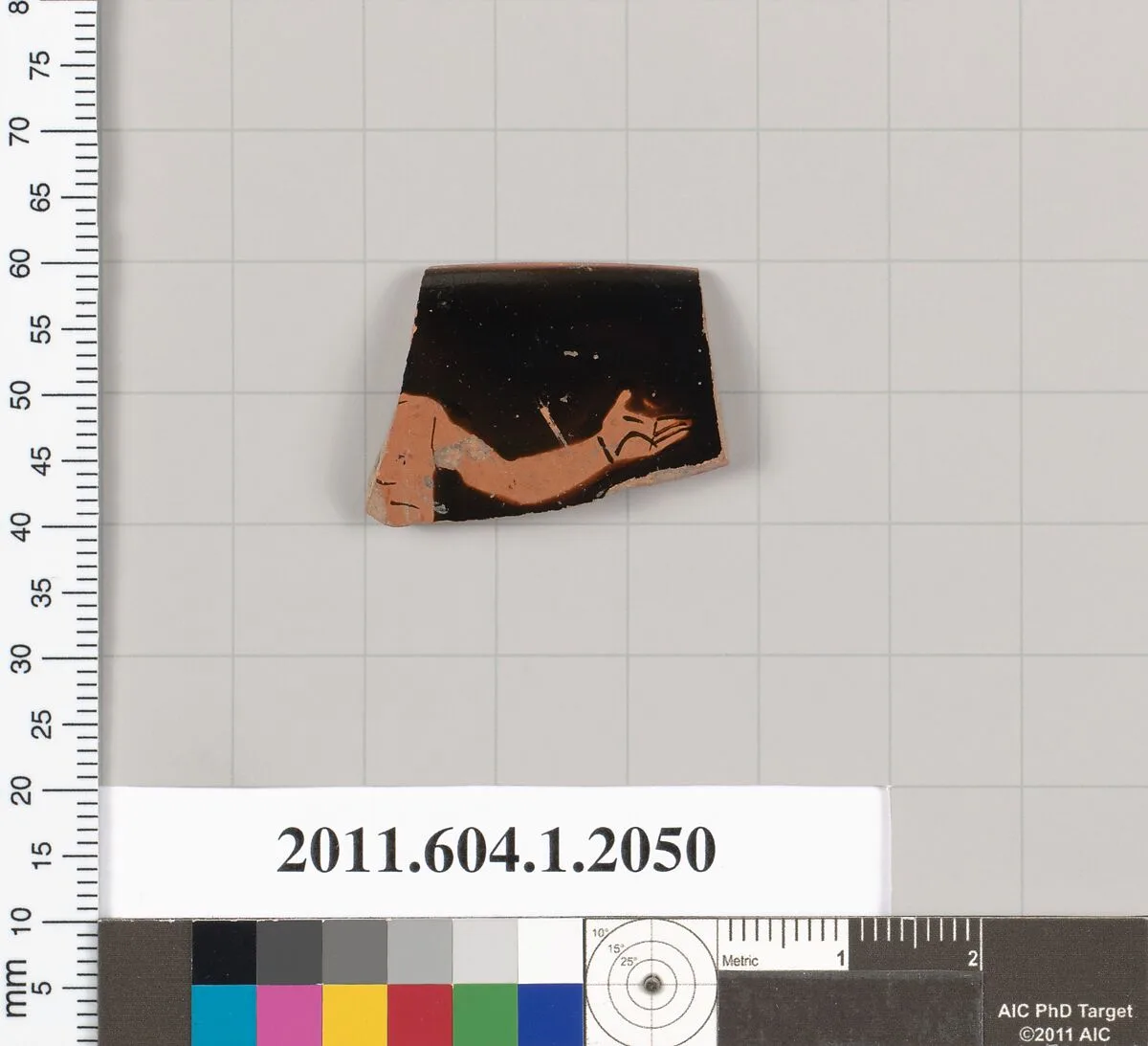 Terracotta rim fragment of a kylix (drinking cup) — Unknown