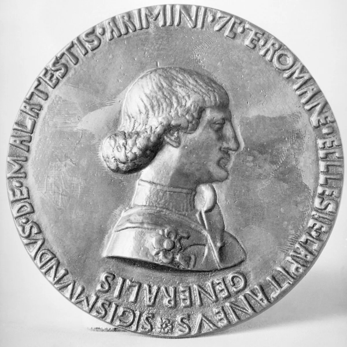 Sigismondo Malatesta, as Captain General of the Roman Church — Pisanello (Antonio Pisano)