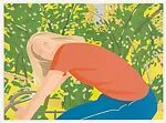 Bicycle Rider (Bicycling in Central Park) — Alex Katz|Siena Studio|New York Graphic Society