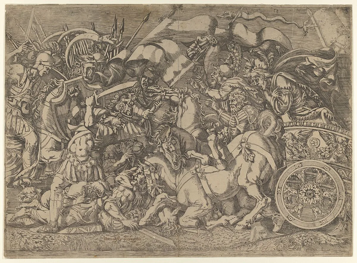 A Battle — Antonio Fantuzzi|Giulio Romano