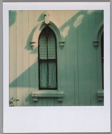 [Window of White Clapboard House]