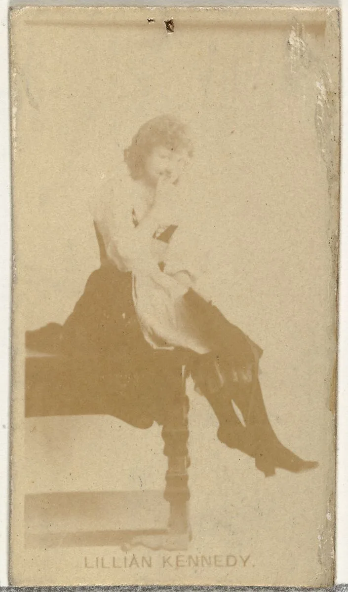 Lillian Kennedy, from the Actors and Actresses series (N145-8) issued by Duke Sons & Co. to promote Duke Cigarettes — American Tobacco Company|W. Duke, Sons & Co.
