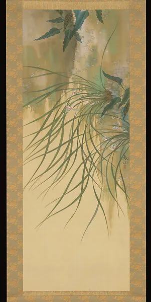 下村観山筆 春蘭|Spring Orchids — Shimomura Kanzan 下村観山