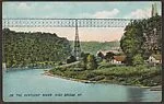 On the Kentucky River, High Bridge, KY. — Unknown