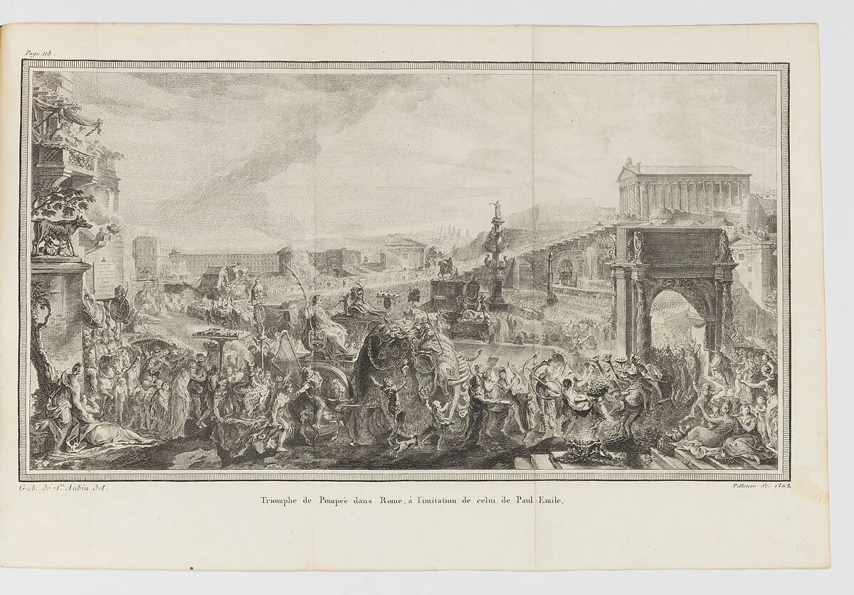 Abrégé de l'histoire Romaine — Abbé Claude Francois Xavier Millot|Gabriel de Saint-Aubin|Jean Baptiste Piauger|Pierre François Tardieu|Nyon l'aîné|Hubert François Gravelot|Charles Dominique Joseph Eisen|Augustin de Saint-Aubin|Louis Claude Le Grand|Pierre Chenu|Benjamin Samuel Bolomey|de Lorraine|Pierre François Courtois|P. N. Gaucher|Jean Pelletier|Pierre Nicolas Ransonnette|Pierre Charles Lévesque|Mesnil|Pierre Alexandre Aveline