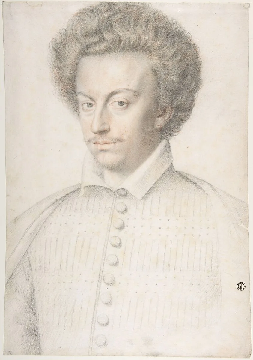 Portrait of a Man (Louis de Lorraine?, 1555–1588) — Anonymous, French, 16th century