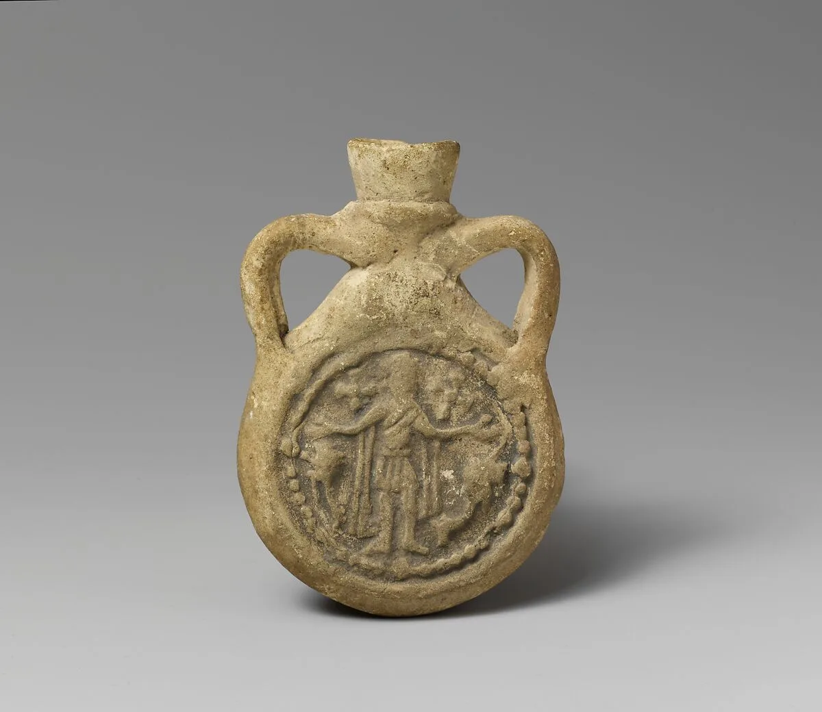 Pilgrim Flask with Saint Menas — Unknown