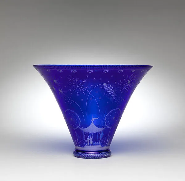 "Fireworks" Vase — Orrefors Glasbruk|Edward Hald