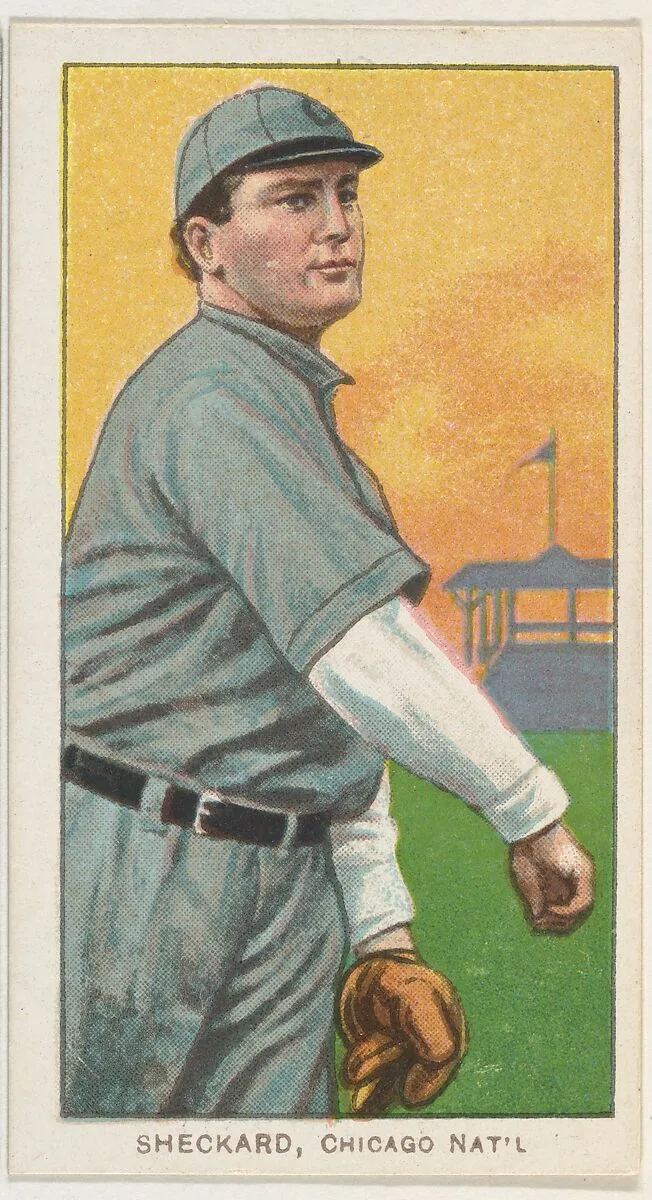 Sheckard, Chicago, National League, from the White Border series (T206) for the American Tobacco Company — American Tobacco Company