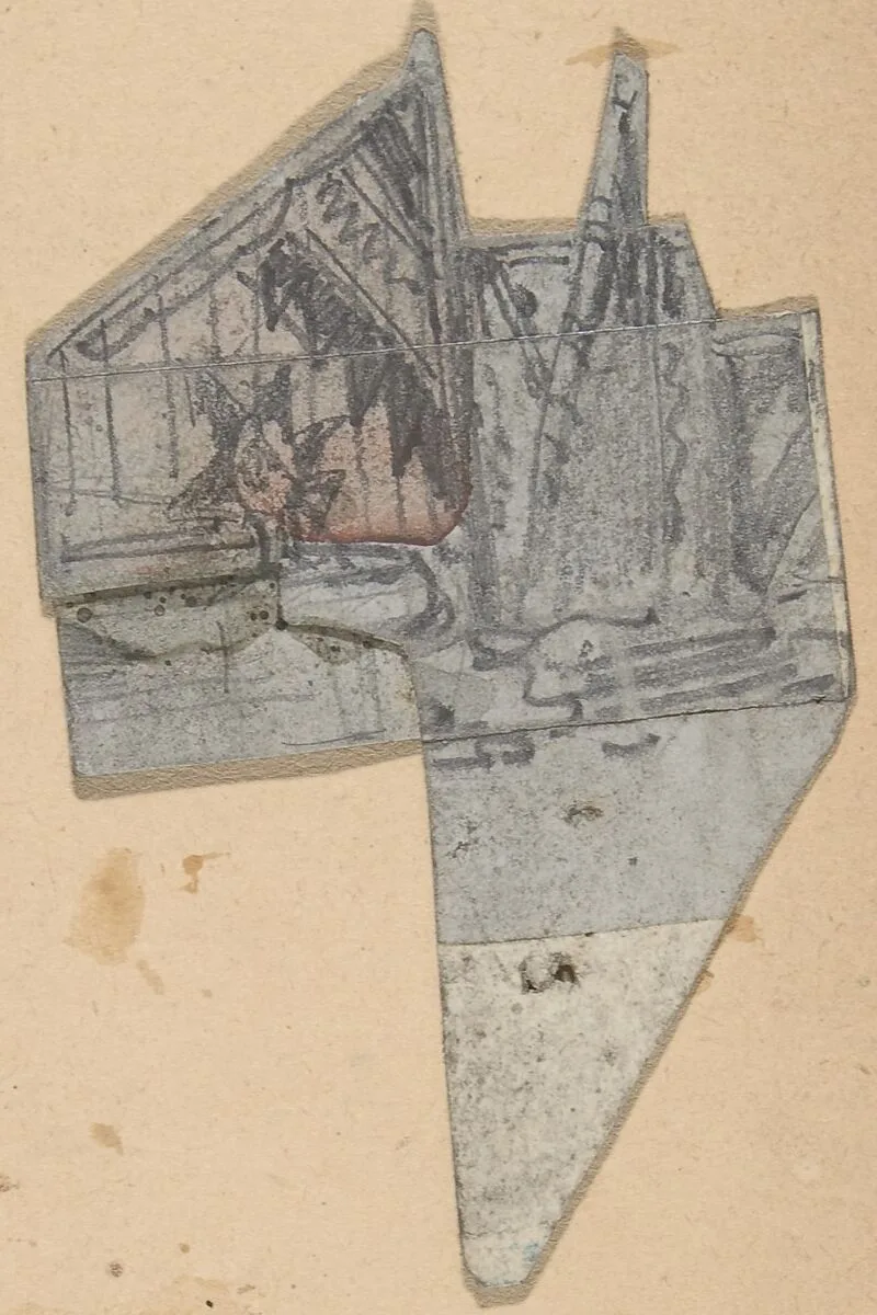 Design for a Stage Set at the Opéra, Paris — Eugène Cicéri