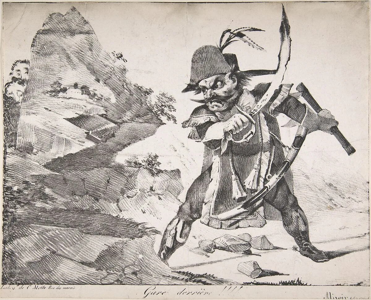 Watch Your Rear ! ! ! ! — Eugène Delacroix|Charles Motte