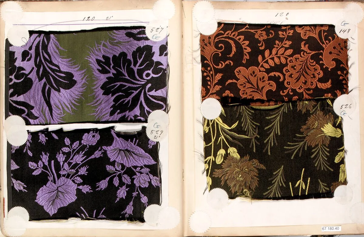 Textile Sample Book — Unknown