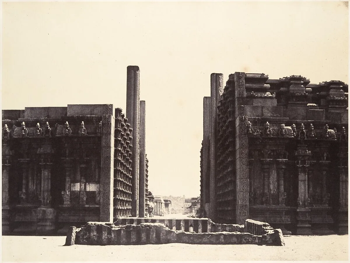 The Raya Gopuram from W — Linnaeus Tripe
