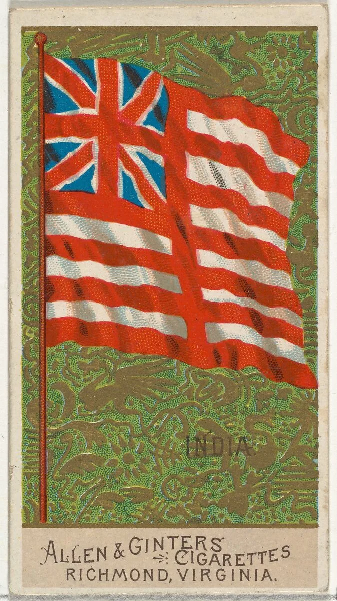 India, from Flags of All Nations, Series 2 (N10) for Allen & Ginter Cigarettes Brands — Allen & Ginter