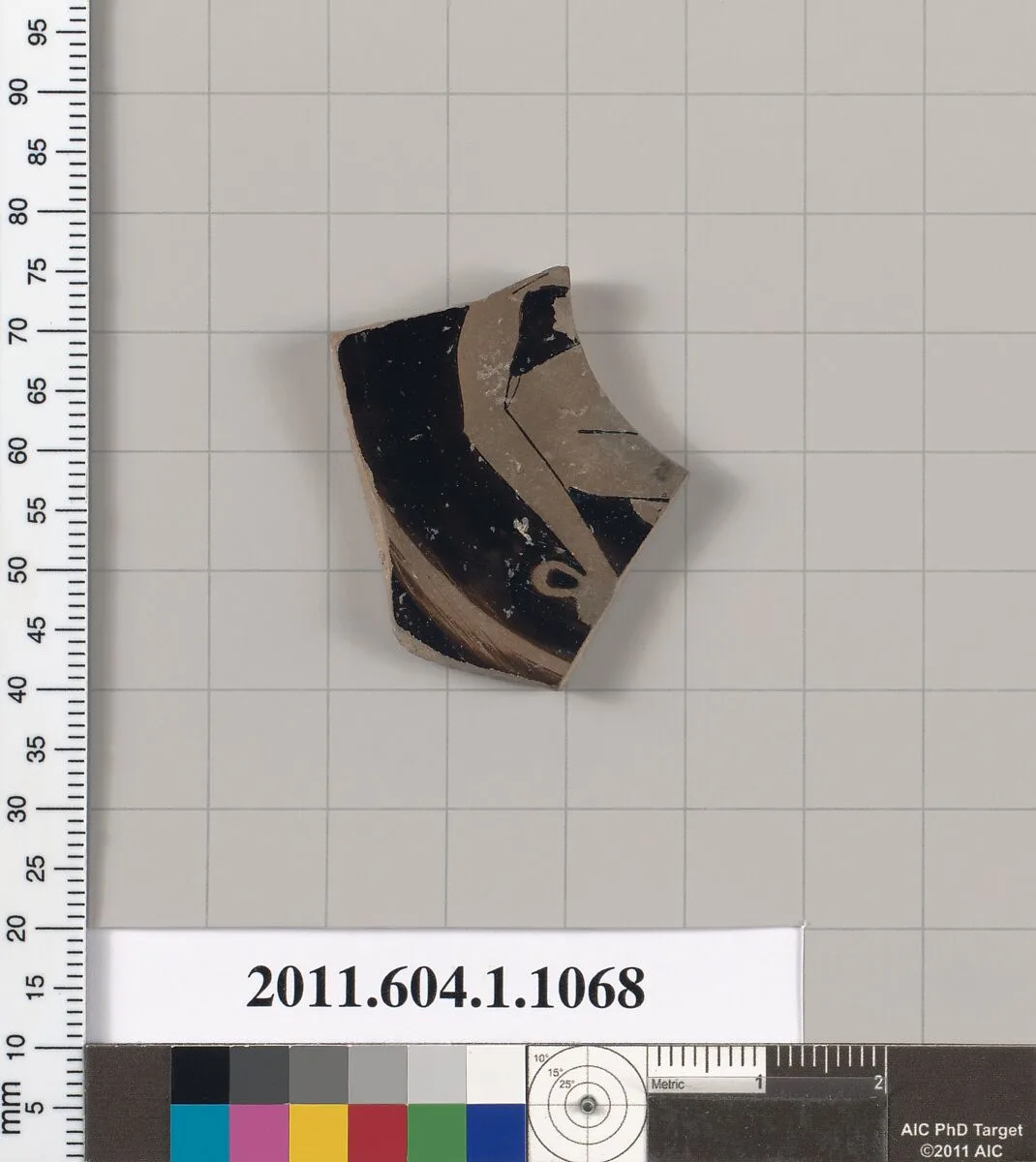 Terracotta fragment of a kylix (drinking cup) — Unknown