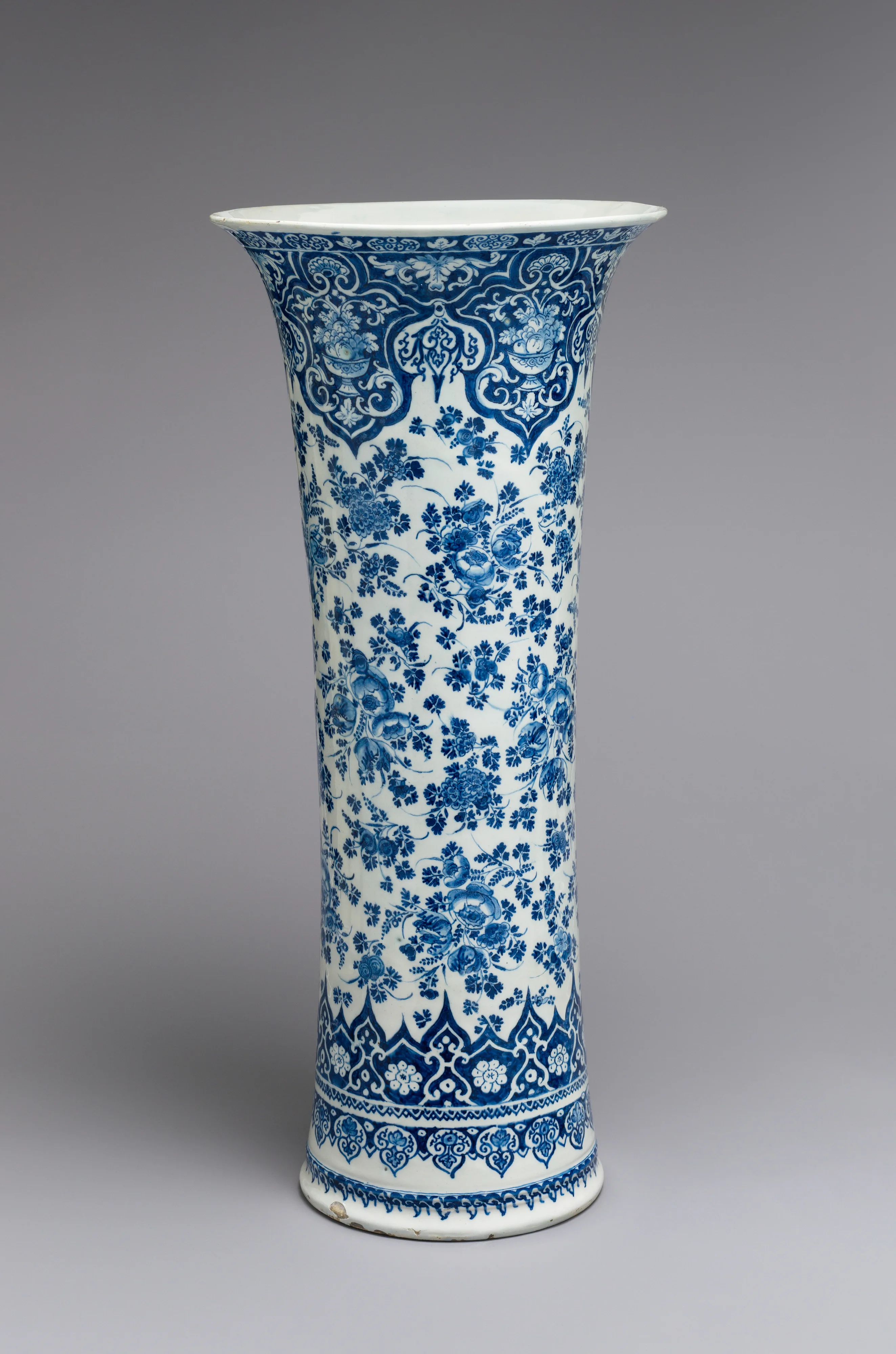 Beaker vase (one of a pair, part of a garniture) — Lambertus van Eenhoorn|De Metaale Pot Factory