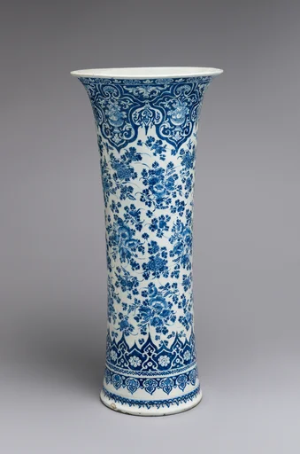 Beaker vase (one of a pair, part of a garniture)