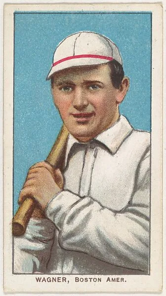 Wagner, Boston, American League, from the White Border series (T206) for the American Tobacco Company — American Tobacco Company