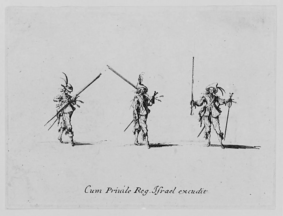 Exercises Militaires...Israel execu. 1635 — Jacques Callot