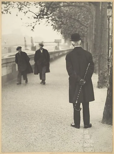Afternoon Constitutional of M. Prudhomme, Retired