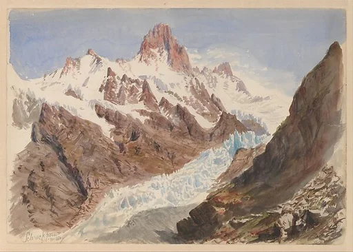 Schreckhorn, Eismeer (from "Splendid Mountain Watercolours" Sketchbook)