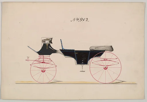 Design for Vis-à-vis/ Caleche, no. 912