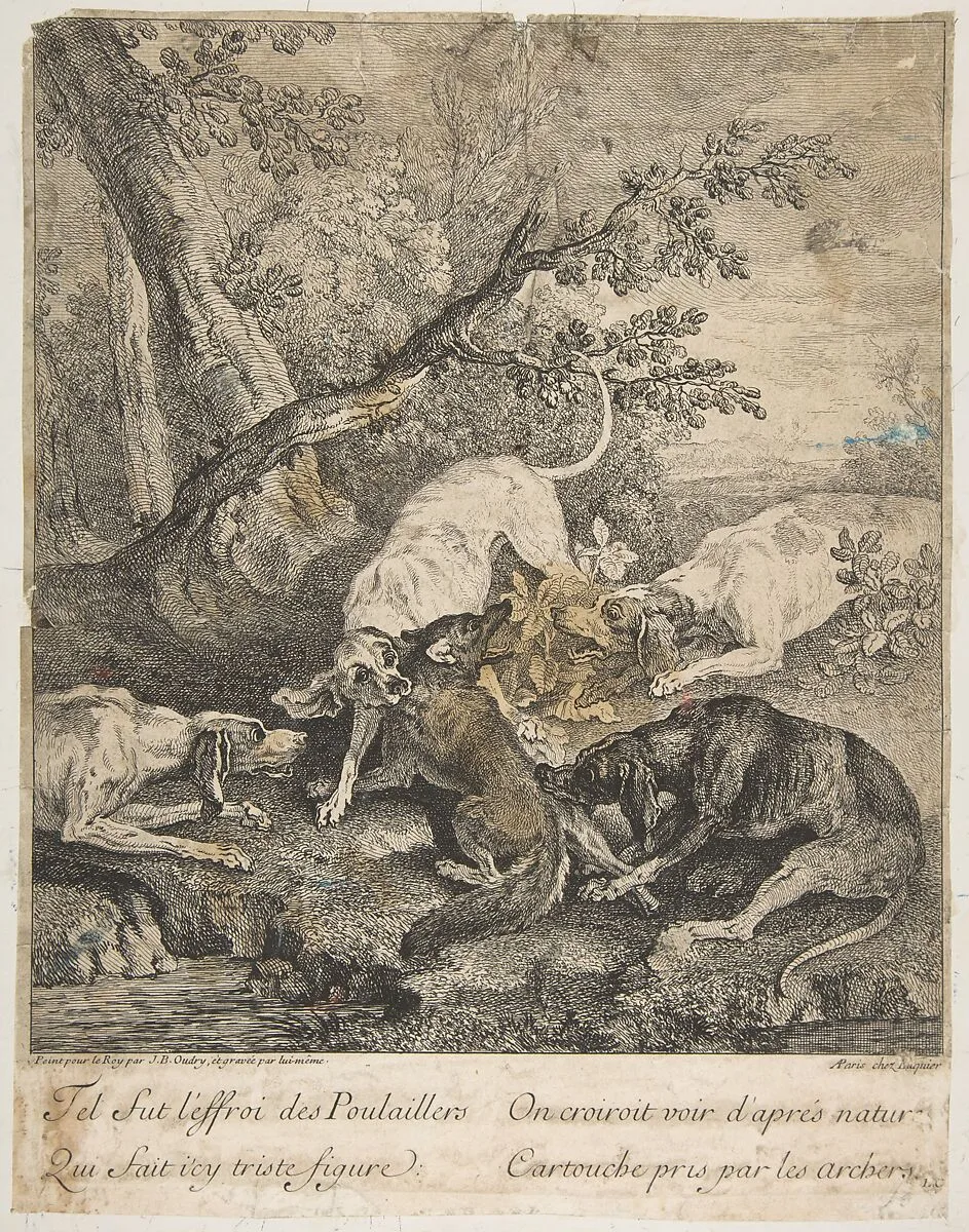 Fox Hunt — Jean-Baptiste Oudry
