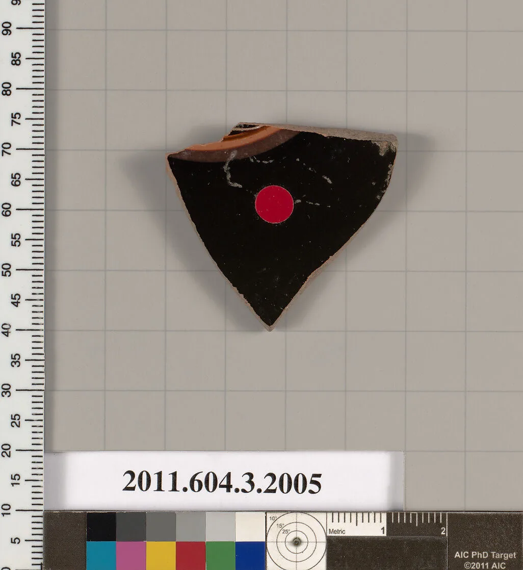 Terracotta fragment of a kylix (drinking cup) — Unknown