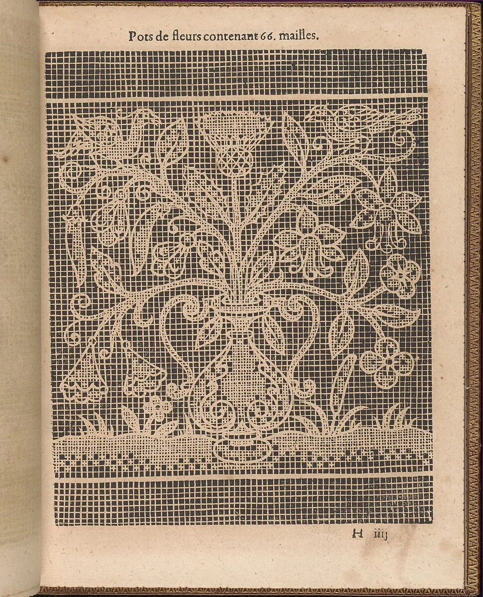 La Pratique de l'Aiguille, page 31 (recto) — Matthias Mignerak|Pierre Firens|Marie de Medici|Jean Le Clerc