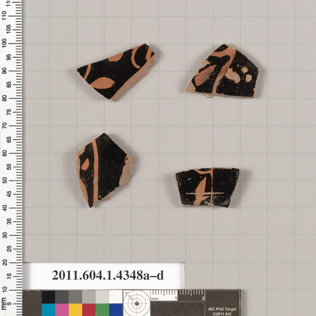 Terracotta fragments of kylikes (drinking cups) — Unknown