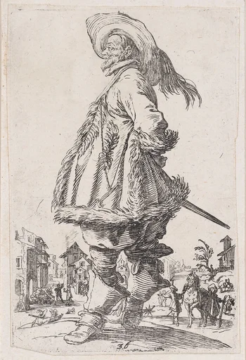Reverse Copy of L'Aveugle et son Chien (The Blind Man and his Dog), from Les Gueux suite appelée aussi Les Mendiants, Les Baroni, ou Les Barons (The Beggars, also called the Barons)