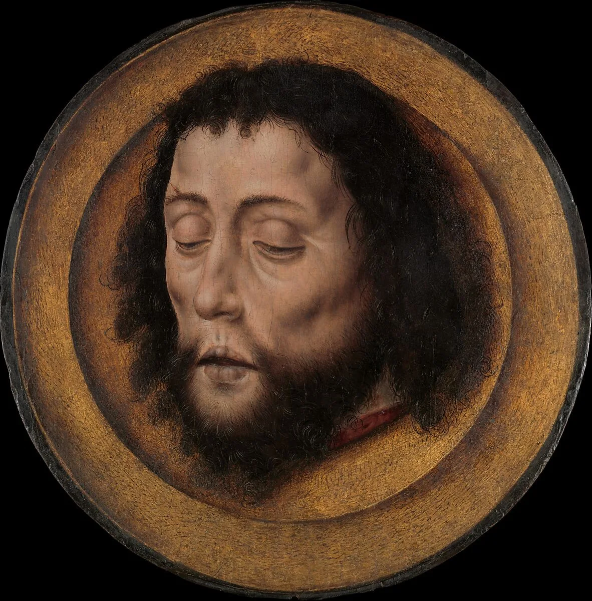 Head of Saint John the Baptist on a Charger — Aelbert Bouts