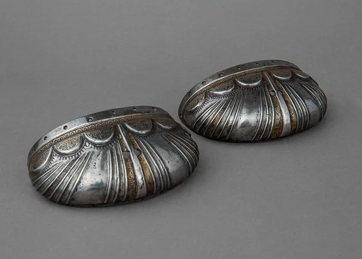 Toe Caps for a Pair of Foot Defenses (Sabatons)