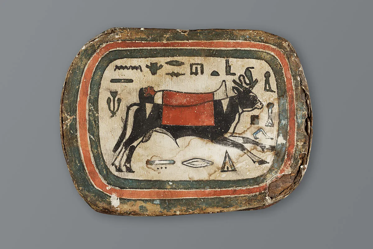 Footboard from the cartonnage case of Heribsenes — Unknown