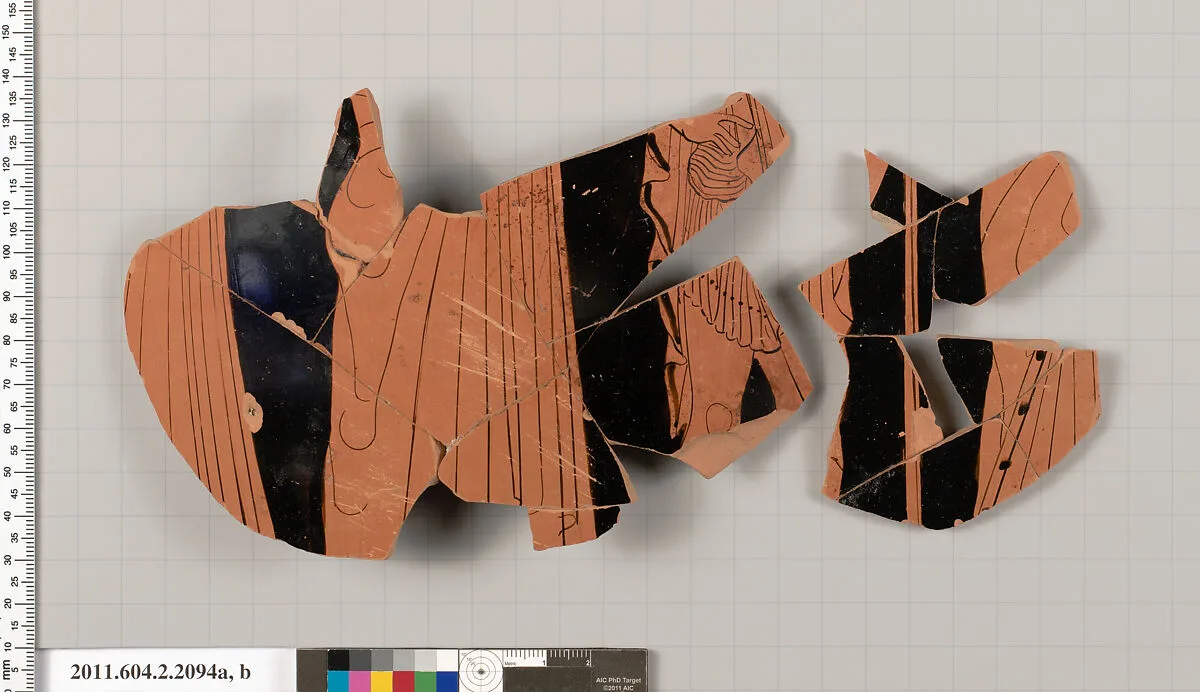 Terracotta fragments of a neck-amphora (jar)? — Unknown