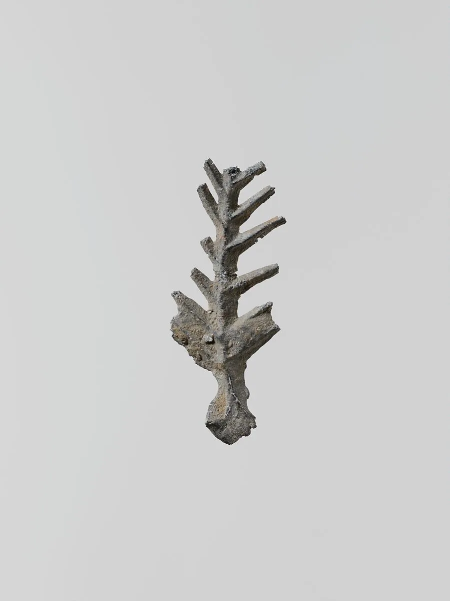 Lead ornament in the form of a branch — Unknown