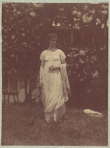 [Mrs. Louis Kentin in Empire Dress]