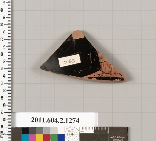 Terracotta fragment of a skyphos (deep drinking cup)