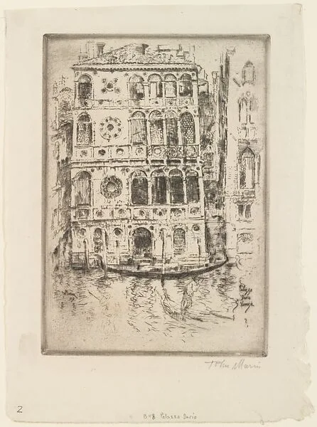 Palazzo Dario, Venice — John Marin|Roullier Galleries
