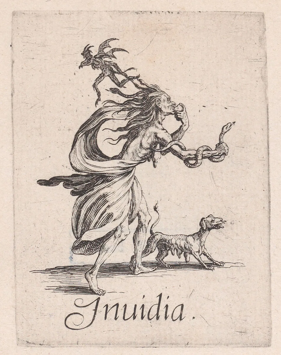 L'Envie (Envy), From Les Péchées Capitaux (The Deadly Sins) — Jacques Callot