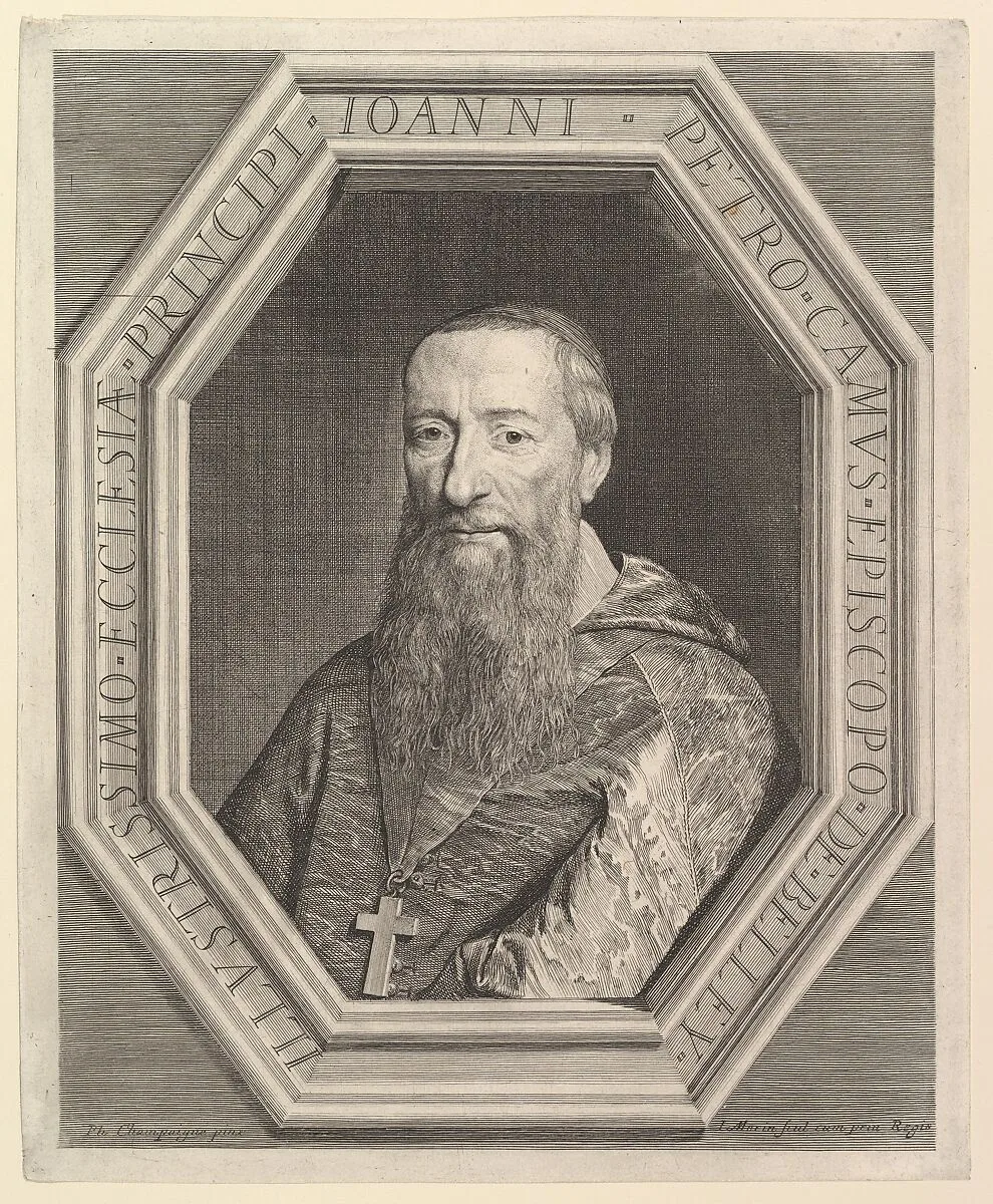 Jean-Pierre Camus, eveque de Belley — Jean Morin|Philippe de Champaigne