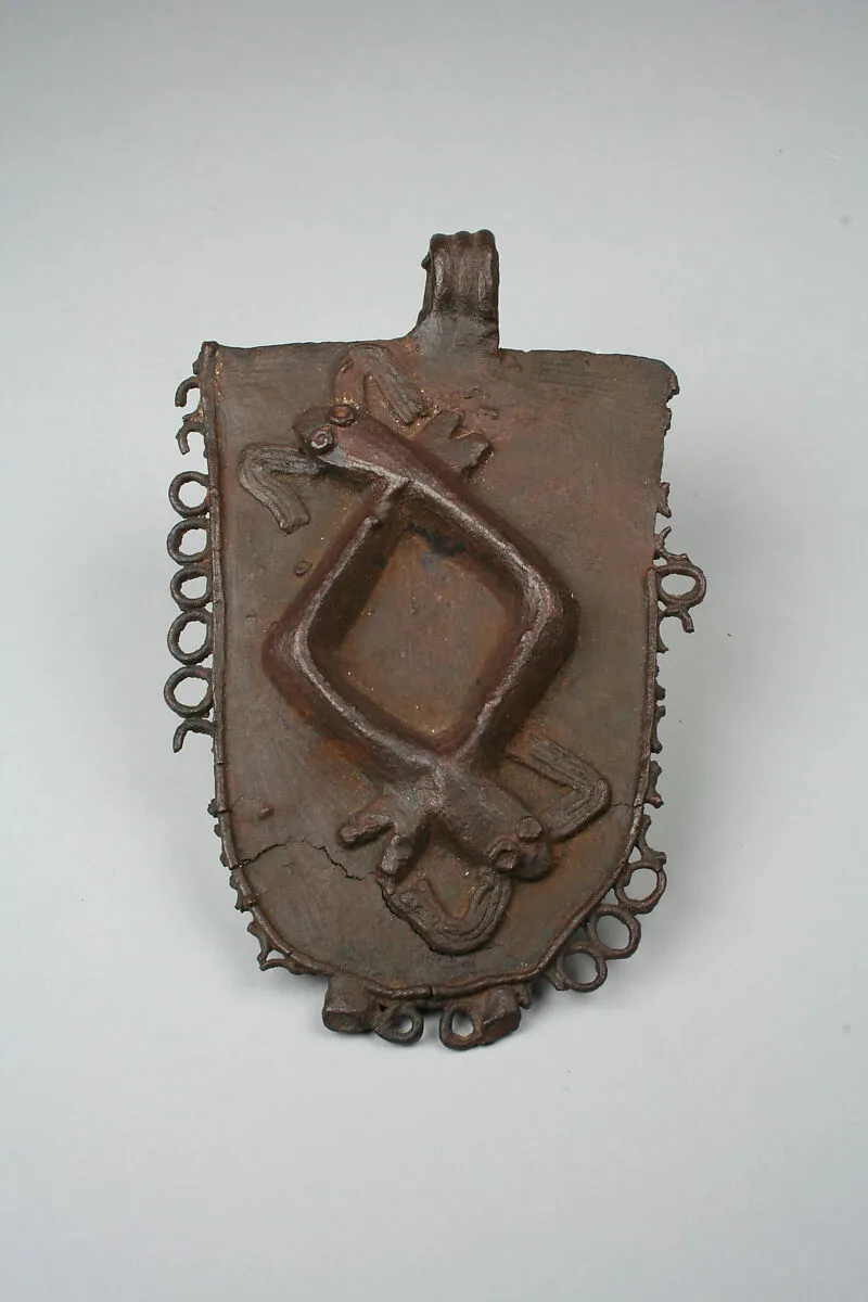 Waist Pendant: Two Mudfish — Unknown