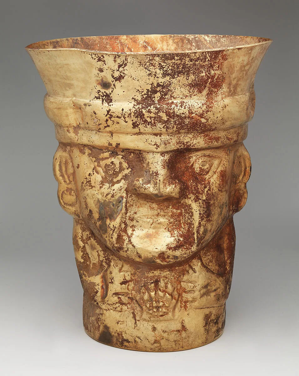 Beaker, Figure with Shell — Unknown