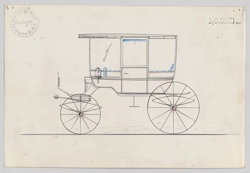 Design for 6 seat Rockaway, no. 3143a